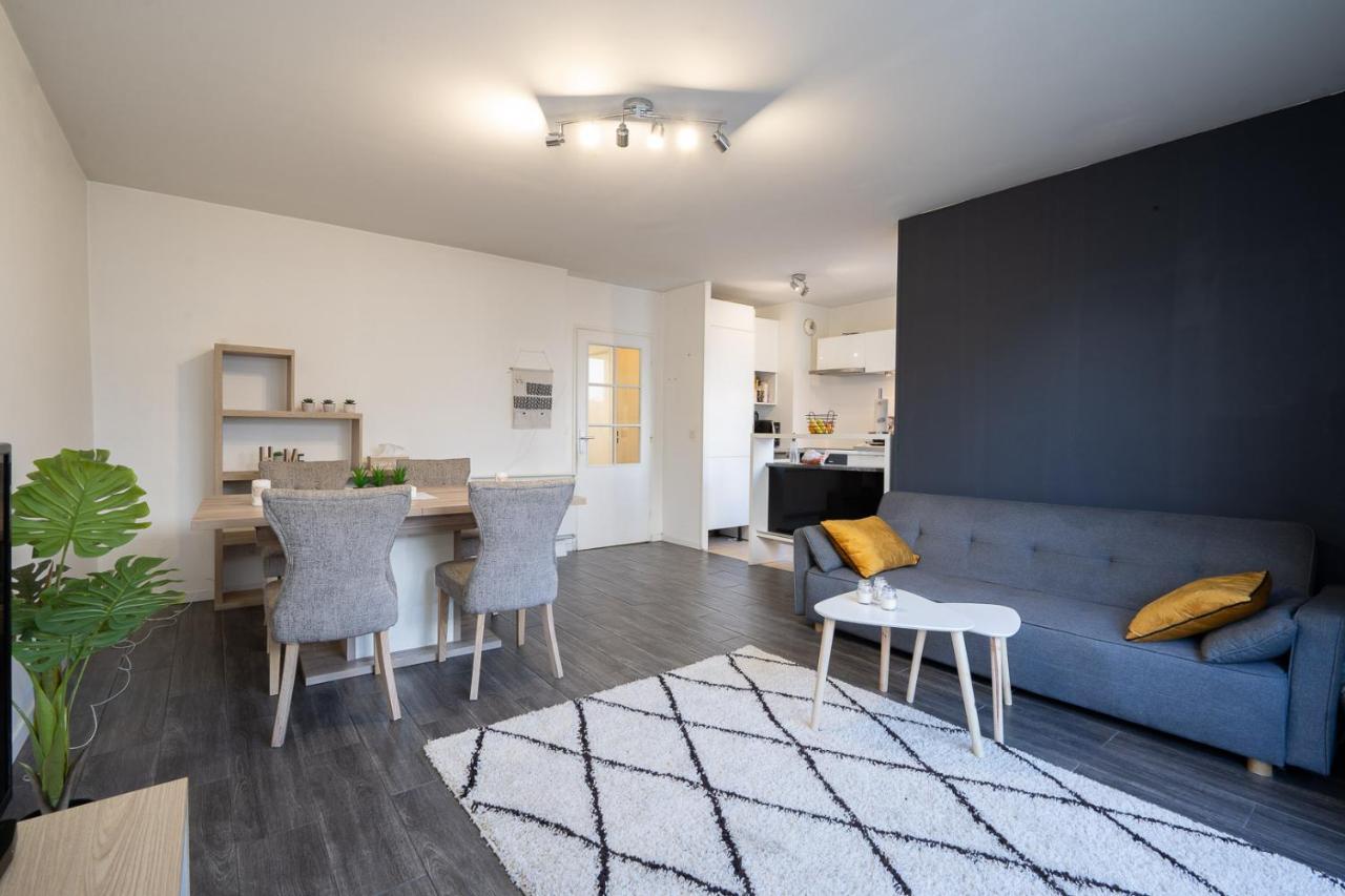 T3-Rare-2 Chambres-Parking Gratuit-2 Terrasses-Netflix-Proche Paris-La Defense أورْجونْتُيْ المظهر الخارجي الصورة