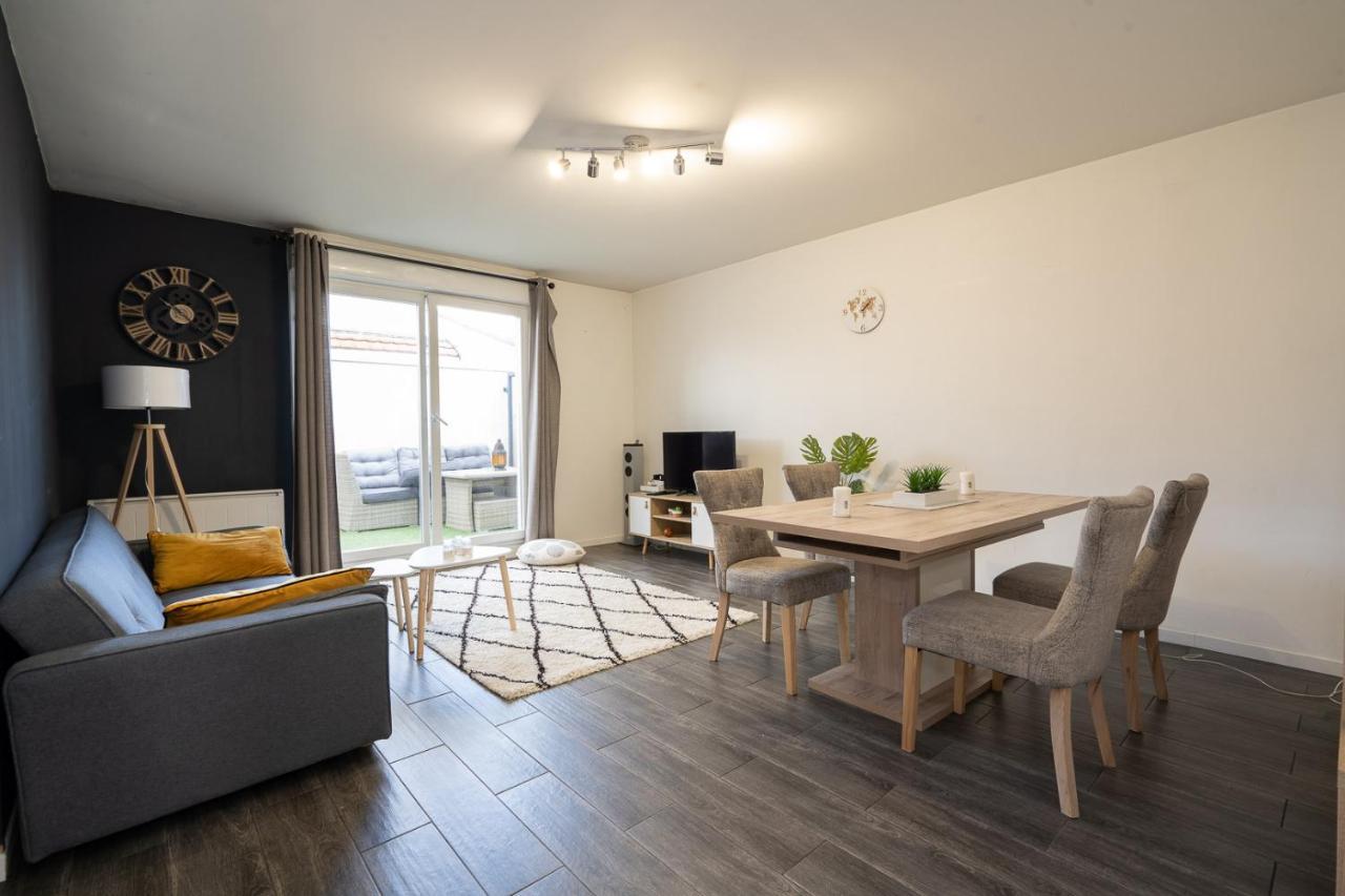 T3-Rare-2 Chambres-Parking Gratuit-2 Terrasses-Netflix-Proche Paris-La Defense أورْجونْتُيْ المظهر الخارجي الصورة